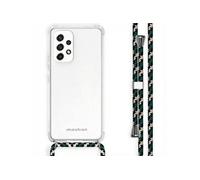 Coque arrière transparente avec cordon pour Samsung Galaxy A53 - Green Multi Color