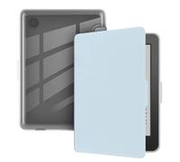 Coque arrière Transparente en Acrylique for liseuse Kobo Clara BW Color 2E N367 N365 N506, Couverture Intelligente de réveil/Sommeil de 6 Pouces(Sky Blue,for Clara Colour)