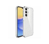 Coque arrière transparente Pailletée pour Samsung Galaxy A26 / A16 - Argent