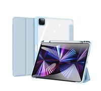 Coque arrière transparente pour iPad Pro 12,9 pouces, cadre en TPU pour une protection optimale et une résistance aux chocs, compatible avec la