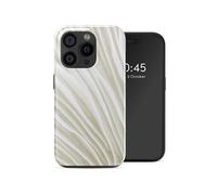 Selencia Coque arrière Vivid avec MagSafe pour Apple iPhone 15 Pro - Nature Light Brown
