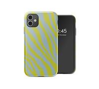 Selencia Selencia Coque arrière Vivid iPhone 11 Zebra Winter Sky Titanium Yellow Multicolore