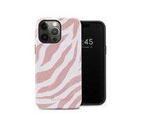 Coque arrière Vivid pour iPhone 14 Pro Max - Colorful Zebra Old Pink