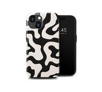 Selencia Coque arrière Vivid pour Apple iPhone 15 - Art Wave Black