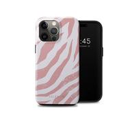 Selencia Coque arrière Vivid pour Apple iPhone 15 Pro Max - Colorful Zebra Old Pink