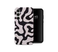 Selencia Coque arrière Vivid pour Samsung Galaxy A55 - Art Wave Black