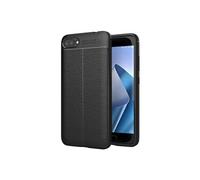 - Coque Asus Zenfone 4 Max ZC554KL (Pro, Plus) Etui Housse Silicone TPU Souple Anti-Choc Motif Cuir Anti-dérapante, Noir [Dimensions PRECISES