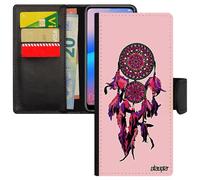 Coque Attrape Reve Galaxy A05s En Cuir Porte Cartes Mandala Enfant Leather Portable Tattoo Esprit Dreamcatcher Hippie Jolie Samsung
