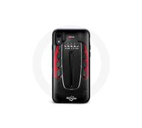Coque - Audi - Iphone XS - Rigide - Noir - Motif Quattro