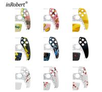 Coque avant de remplacement pour contrôleur PS5, édition limitée, dessin animé, pour Playstation 5, BDM-010/020/030/040/050 Rose Rouge