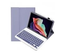 Coque avec Clavier pour Lenovo ThinkTab Tab P11 Pro Gen 2 11,2 Pouces, Clavier Amovible à Fixation magnétique avec Support réglable et Mise en Veille/réveil Automatique(Purple)