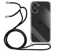Coque avec Cordon pour OnePlus Nord CE5 en Silicone avec Coins Renforcés Transparent