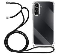 Coque avec Cordon pour Samsung Galaxy A17 en Silicone avec Coins Renforcés Transparent
