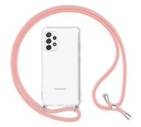 Coque avec Cordon pour SAMSUNG Galaxy A72 Silicone Airbags Transparente