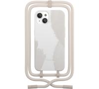 Coque avec cordon WOODCESSORIES iPhone 13 mini Tour de cou blanc