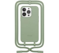 Coque avec cordon WOODCESSORIES iPhone 14 Pro Tour de cou vert