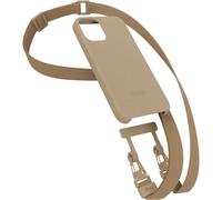 Coque avec cordon WOODCESSORIES iPhone 14 ProTour de cou noir