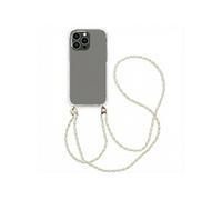 imoshion Coque avec dragonne + bracelet - Perles pour Apple iPhone 14 Pro Max - Transparent