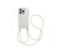 imoshion Coque avec dragonne + bracelet - Perles pour Apple iPhone 15 Pro - Transparent