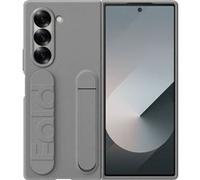 Samsung Galaxy Z Fold6 Coque en Silicone avec Support Gris