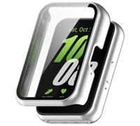 Coque avec protecteur d'écran verre trempé pour Samsung Galaxy Fit 3 (SM-R390) Silver