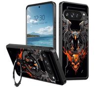 Coque avec support magnétique à 360° pour Google Pixel 10/10 Pro, coque de téléphone résistante aux chocs, couverture complète, prend en charge le support magnétique de voiture et le chargement sans