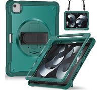 Coque avec Support pour iPad Air 4e-5e Gén. 10,9″ 2020/2022, Vert Nuit