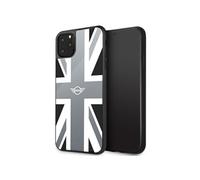 Coque pour iPhone 11 Pro Max en TPU Motif Union Jack en Arrière Blanc / Noir
