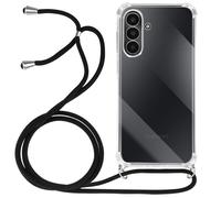 Coque avec Cordon pour Samsung Galaxy A17 en Silicone avec Coins Renforcés Transparent