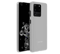 Coque pour Galaxy S20 Ultra Silicone Gel Flexible Résistant Ultra fine Blanc Givré