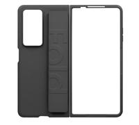 Avizar Coque pour Honor Magic V2 Semi rigide Toucher Doux Strap Extensible Noir