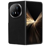 Coque - AVIZAR - Honor Magic V5 - Rigide - Effet Cuir Grainé - Bords Renforcés Noir