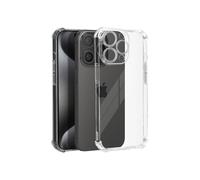 Coque pour iPhone 15 Pro Max Antichoc Flexible Coins renforcés Transparent