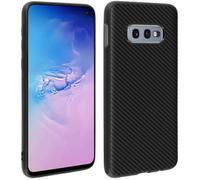 Coque - AVIZAR - Samsung Galaxy S10e - Silicone gel - Effet Carbone - Protection intégrale
