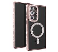 Coque - AVIZAR - Samsung Galaxy S23 Ultra - Rose Champagne - Rigide - Compatible MagSafe