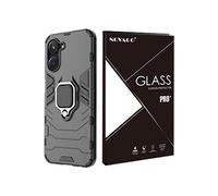 Coque Bague anneau pour Realme 10 4G + 2 Films protections écran verre trempé