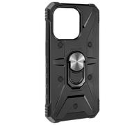 Coque Bague pour iPhone 15 Pro Bumper Antichoc Série ArmoRing Bump Noir