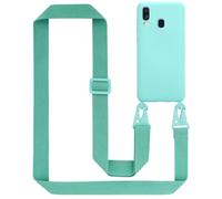 Coque bandoulière pour Samsung Galaxy A40 Etui Protection Cordelette Lanyard