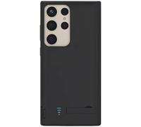 Coque Batterie 5 000 mAh pour Samsung S25/S24, Coque de téléphone Rechargeable avec Support, Design Fin Protecteur, Voyant LED, Brevet de Design, 16,7 x 7 x 1,6 cm