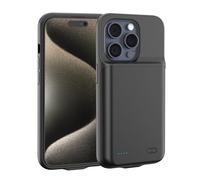 Coque Batterie améliorée pour iPhone 16 Pro Max,7000 mAh Chargeur Rechargeable Coque de Charge Fine et Portable Coque de Chargeur de Batterie de téléphone Portable