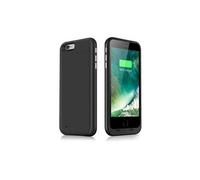 Coque batterie chargeur pour iphone se 2020 noir power bank 4500mah secours telephone slim (noir)