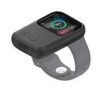 Coque Batterie Induction pour Apple Watch 44mm et 45mm Silicone Autonomie 15h 3mk Noir