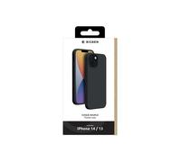 Coque - BIGBEN - iPhone 13/14 - Souple SiliSoft - Antichocs - Noir Mat