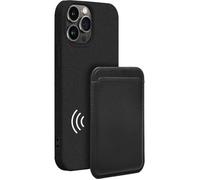 Coque - Bigben - iPhone 14 Pro - Compatible MagSafe - Porte-carte amovible - Noir