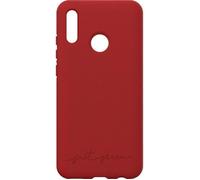 Coque Bio pour Huawei P Smart 2019 Rouge - JUST GREEN - 100% Biodégradable et Compostable - Fabriqué en Europe