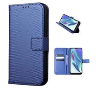 COQUE Blackview Oscal C80,Étui de téléphone Portefeuille à Fente Carte à Motif Diamant doré magnétique avec lanière, étui de téléphone à Rabat pour Blackview Oscal C80-Bleu