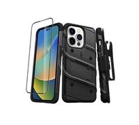 Coque Blindé Bolt iPhone 14 Pro, Support et Verre Trempé 9H Ultra