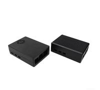 Coque blindée en alliage d'aluminium moulé de précision pour Raspberry Pi 5 avec refroidissement passif et dissipation de la chaleur silencieuse pour un fonctionnement stable (ventilateur A)