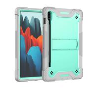Coque Blindée En Silicone Avec Support Antichoc, Étui Pour Samsung Galaxy Tab A 10.1 A8 10.5 Galaxy Tab S7 S8 Plus 12.4 11 S6 Rapduty-Tab A7 Lite 8.7 Inch-Gris Vert
