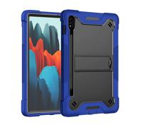 Coque Blindée En Silicone Avec Support Antichoc, Étui Pour Samsung Galaxy Tab A 10.1 A8 10.5 Galaxy Tab S7 S8 Plus 12.4 11 S6 Rapduty-Tab A 10.1 T510 T515-Bleu Noir